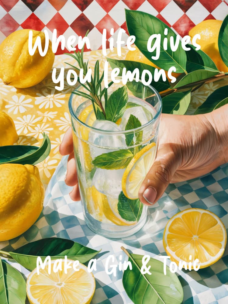 When Life Gives You Lemons, Make A Gin &amp; Tonic