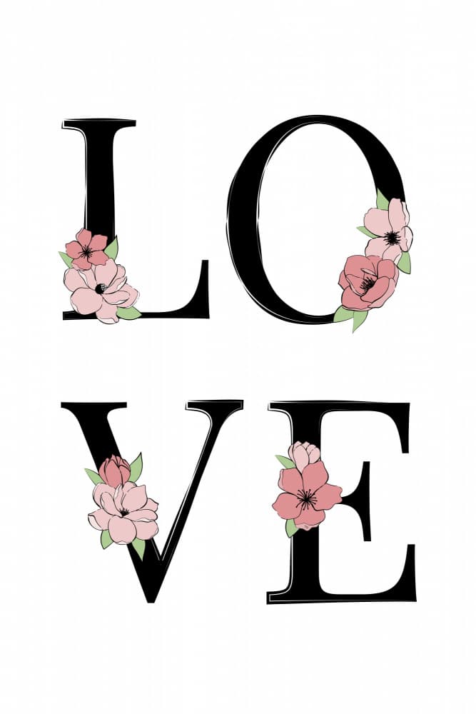 Love In Bloom by Martina — canvas wall art