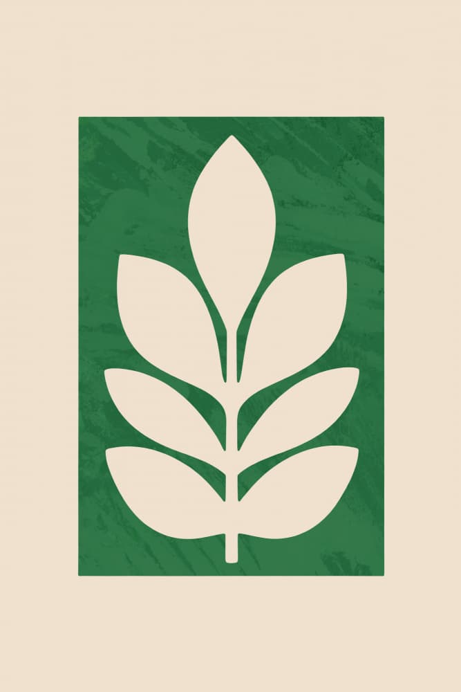 Simple Botanical Stem by cartissi — canvas wall art