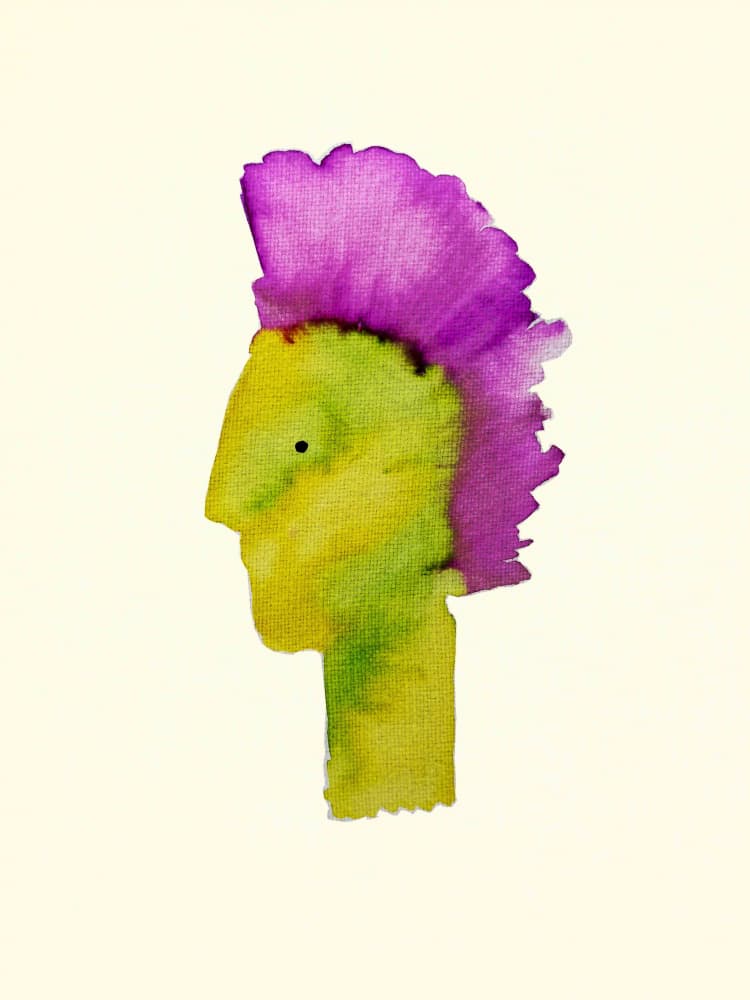 Punk by Christina Misuro — canvas wall art