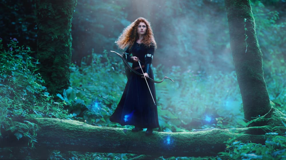 Enchanted Forest Archer by Martin Lee — canvas wall art