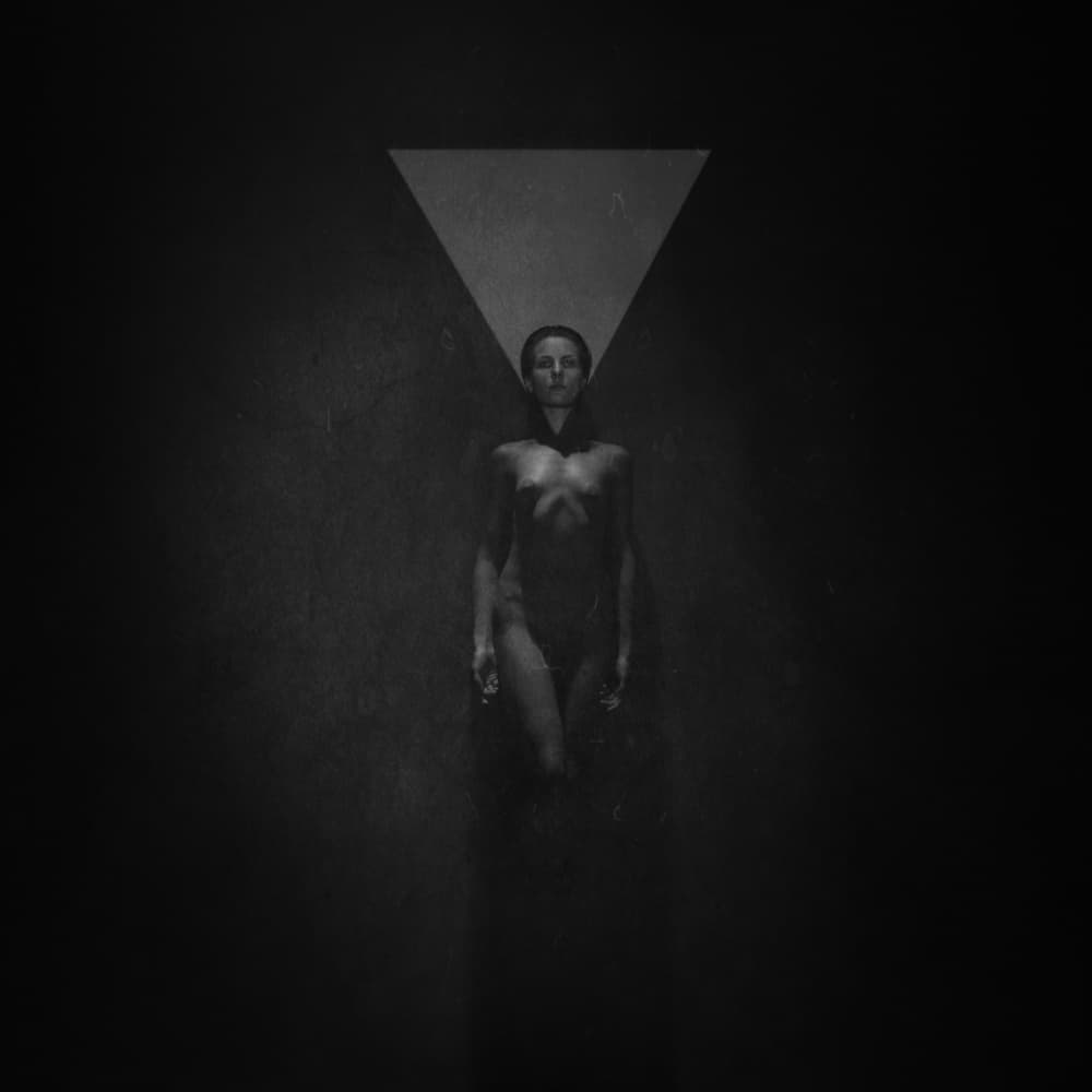 Dark Triangle Nude Woman by Yaroslav Vasiliev-Apostol — canvas wall art