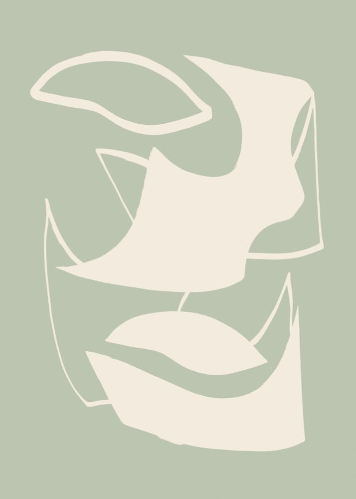 Serene Organic Shapes by Pictufy Studio — canvas wall art