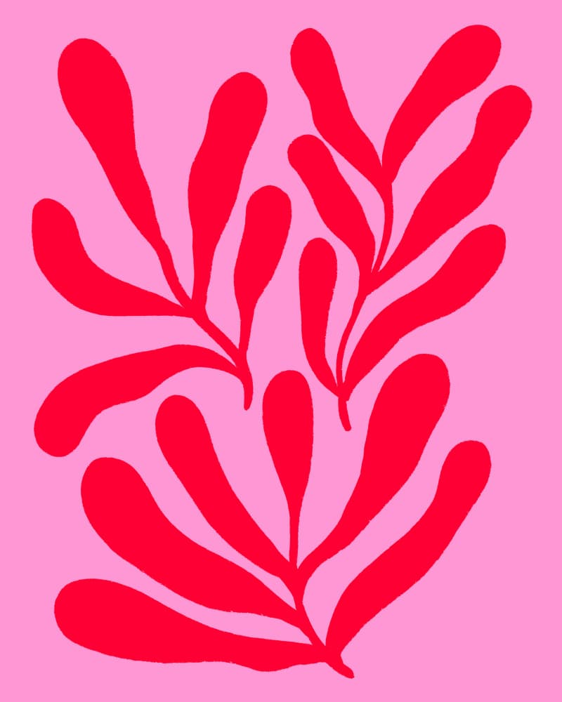 Vibrant Abstract Foliage