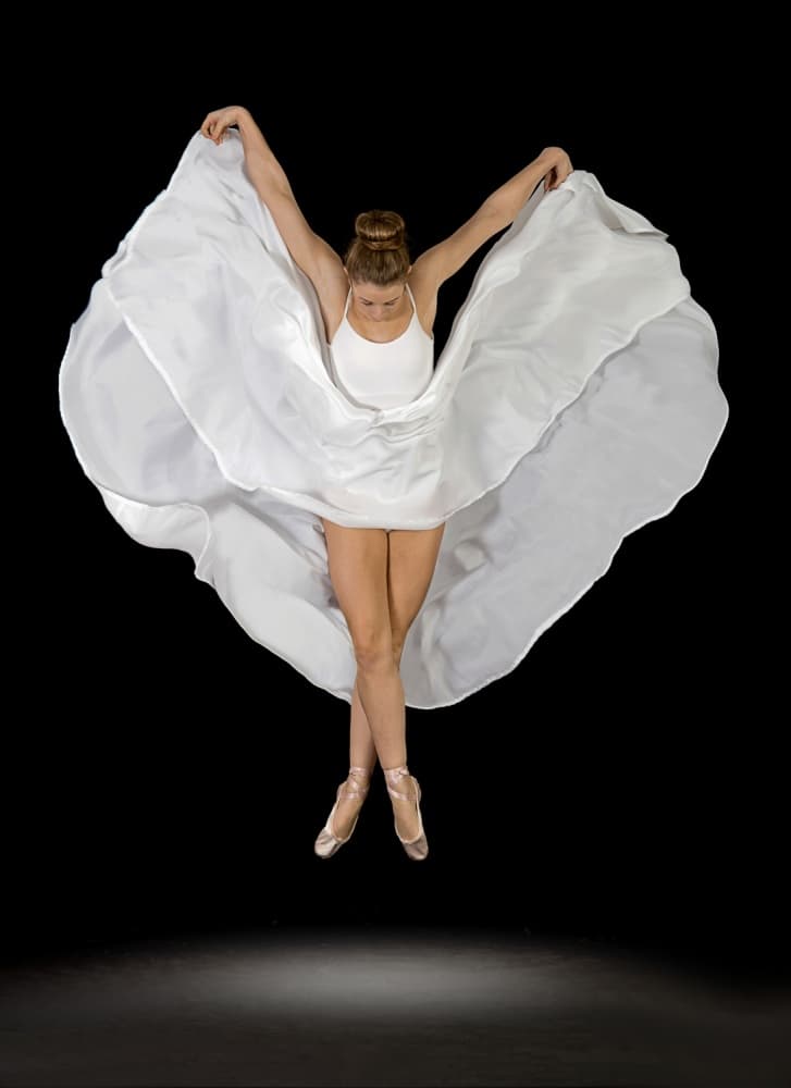 Graceful Ballet Jump by Pauline Pentony MA ARPS DPAGB — canvas wall art