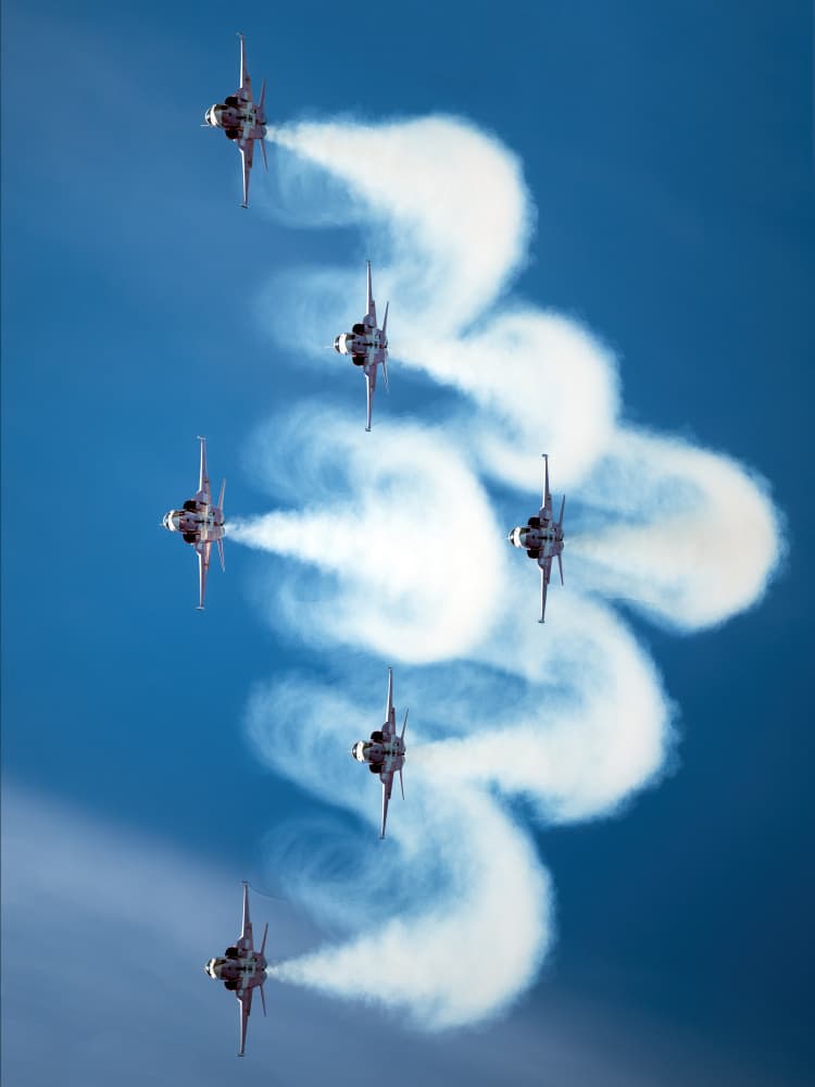 Precision Jet Formation by Piotr Wrobel — canvas wall art