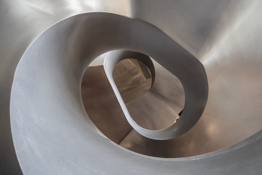 Elegant Spiral Staircase by Bego Amare — canvas wall art