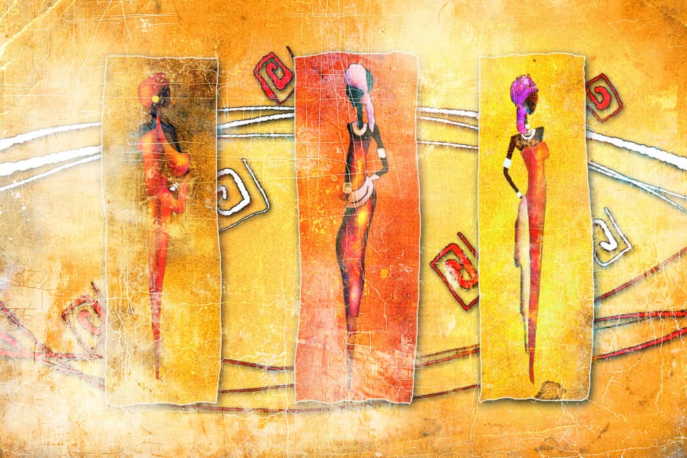 African Tribal Women by Rafal Kulik — canvas wall art