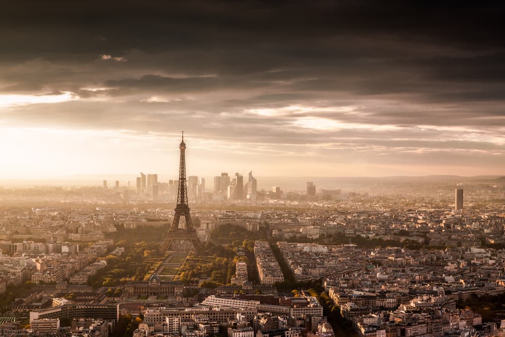 Paris Golden Hour by Jaco Marx — canvas wall art