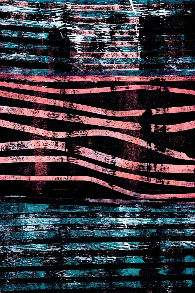 Bold Geometric Stripes by Petr Strnad — canvas wall art