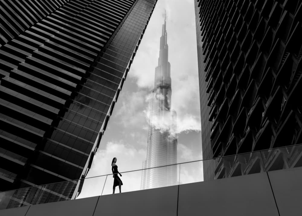 Burj Khalifa Modern City by alizolghadri93 — canvas wall art