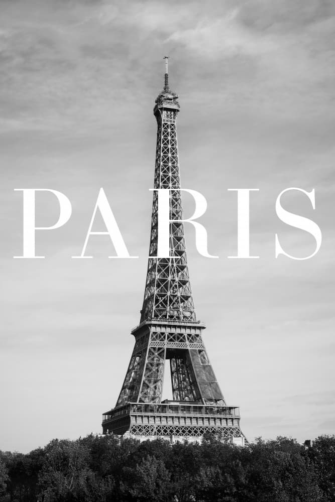 Eiffel Tower Paris by Pictufy Studio III — canvas wall art