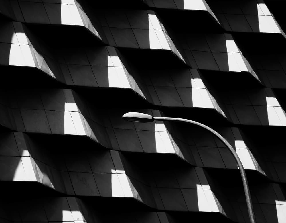 Geometric Shadows and Light by Kahar Lagaa — canvas wall art