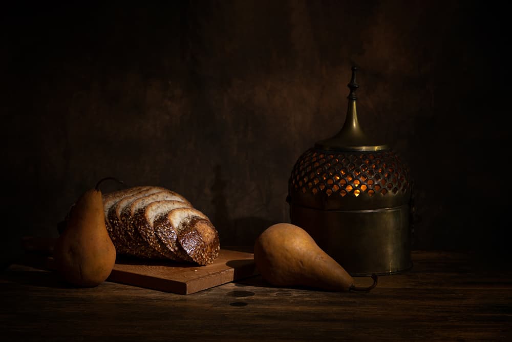 Warm Rustic Still Life by Dennis Zhang — canvas wall art