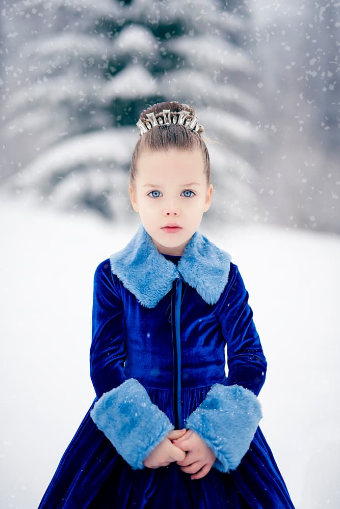 Little Snow Princess by Adalia Fedur — canvas wall art