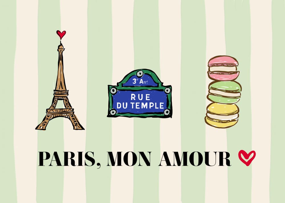 Paris Mon Amour by Rio Soléy — canvas wall art