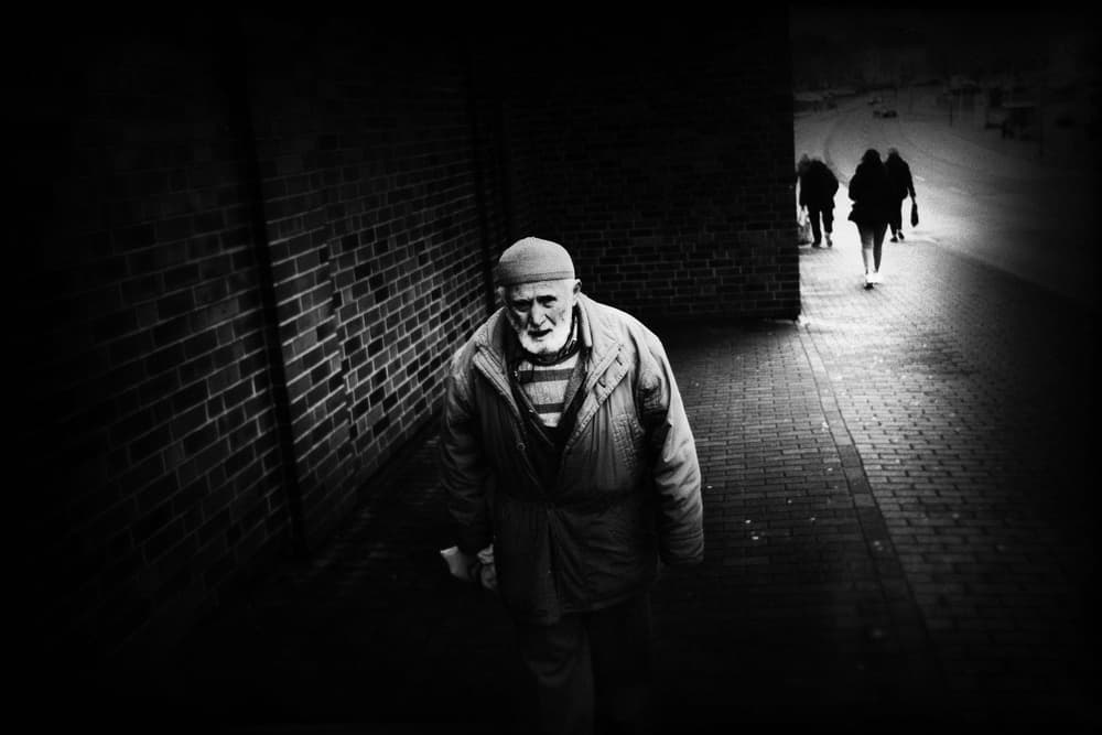 Old Man City Path by Holger Droste — canvas wall art