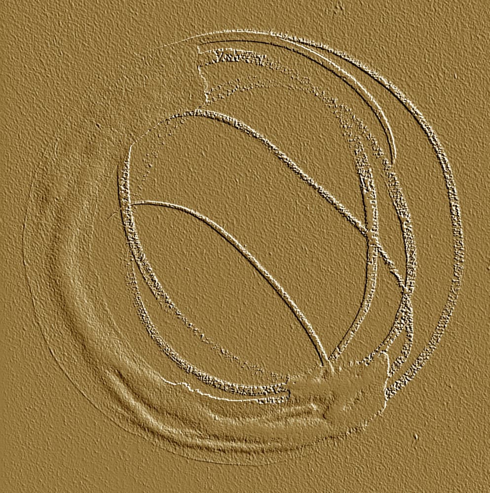 Earthy Abstract Curves by Santhosh ch — canvas wall art