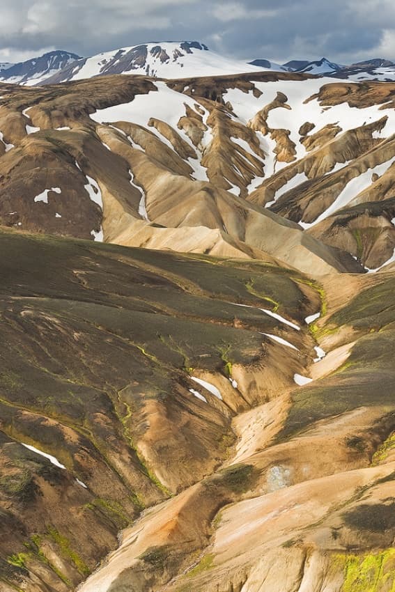 Colorful Mountain Landscape by Karsten Wrobel — canvas wall art