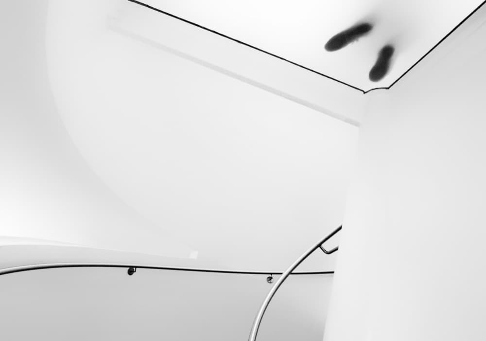 White Interior Footprints by Gerard Jonkman — canvas wall art