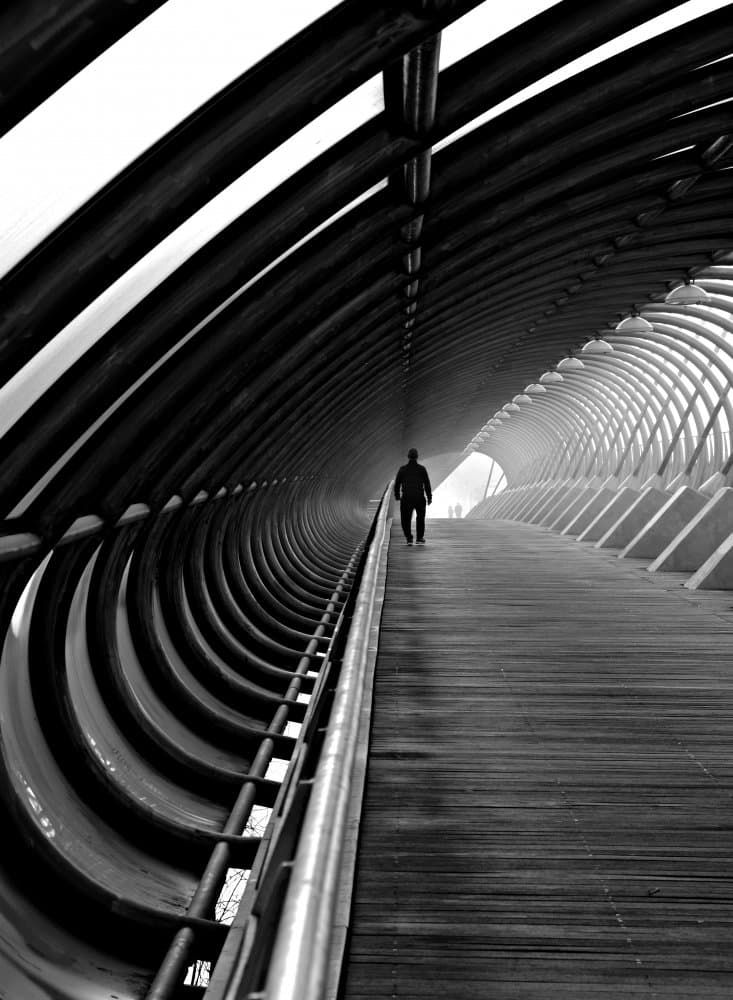 Modern Tunnel Journey by Ezequiel59 — canvas wall art