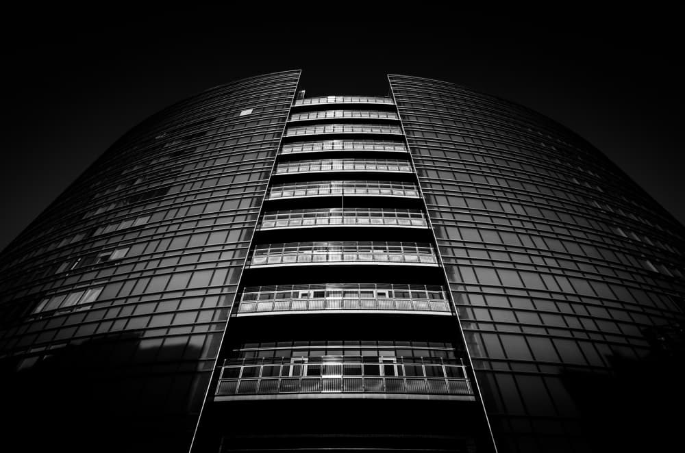 Modern Glass Skyscraper by Flavio Bertazzi — canvas wall art
