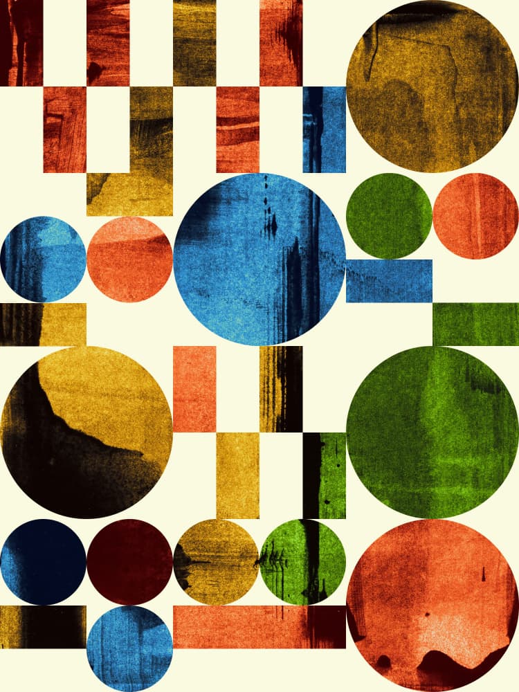 Textured Geometric Patterns by Petr Strnad — canvas wall art
