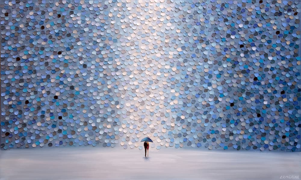Walking Through Light by Ekaterina Ermilkina — canvas wall art