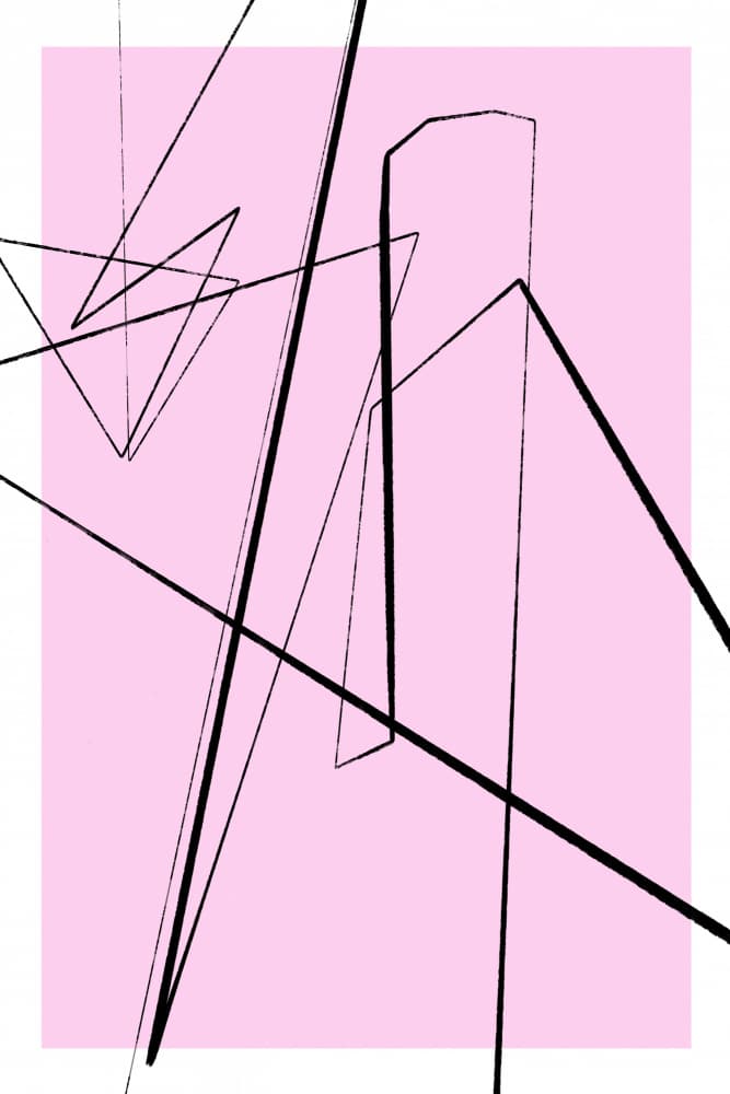 Abstract Linescape by Treechild — canvas wall art