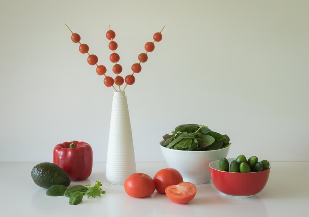 Vibrant Fresh Vegetables by Jacqueline Hammer — canvas wall art