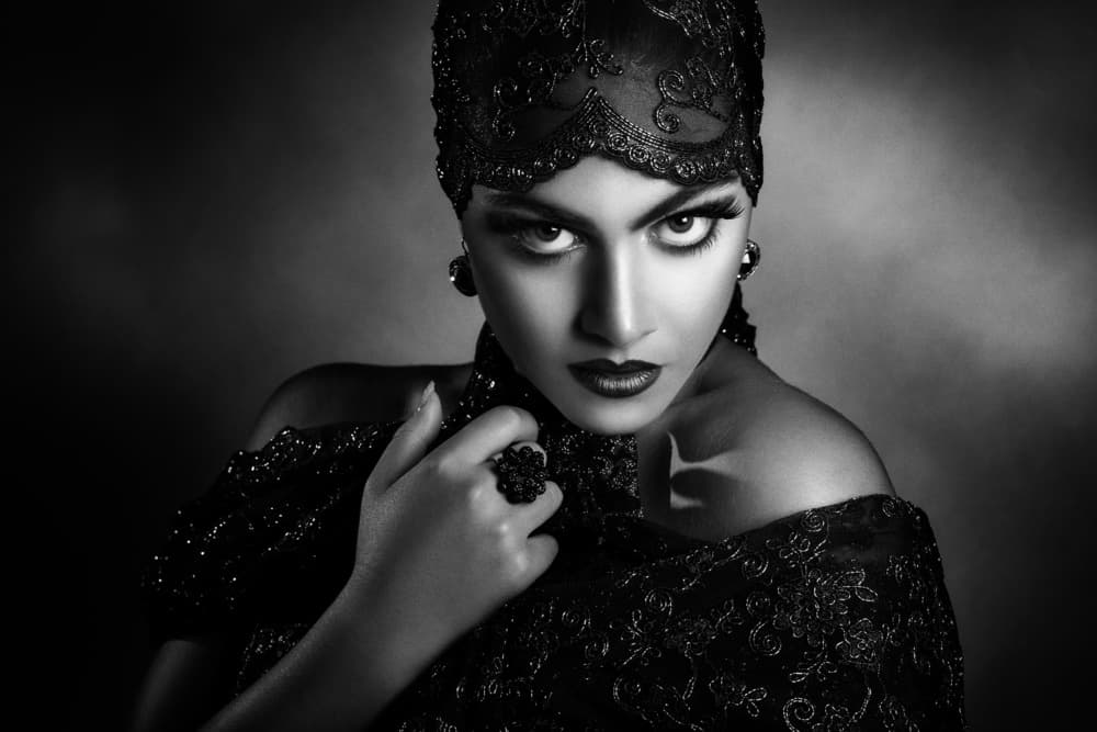 Captivating Dark Glamour by Peppe Tambè — canvas wall art