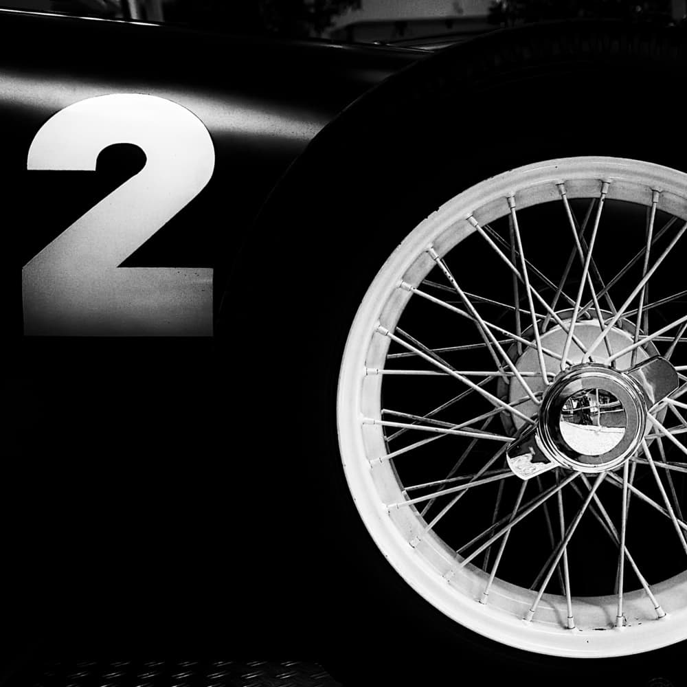 Number Two Classic Car by Roland Weber — canvas wall art