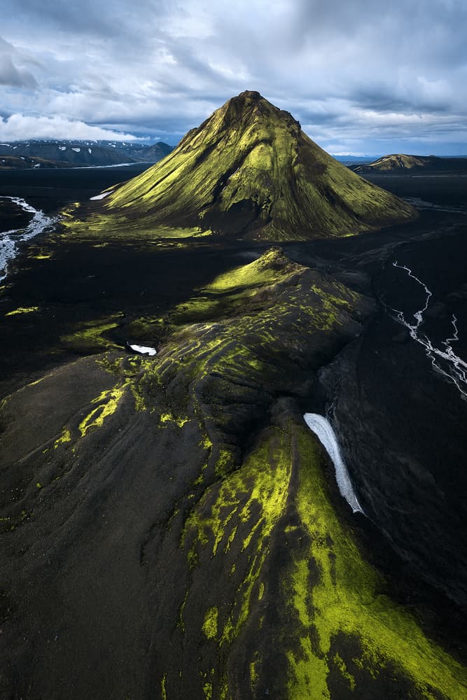 Dramatic Mossy Volcanic Vista by Daniel Gastager — canvas wall art