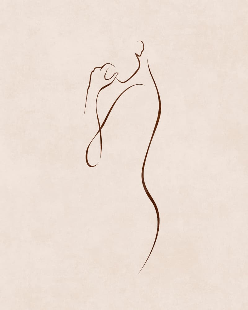 Elegant Silhouette by Emel Tunaboylu — canvas wall art