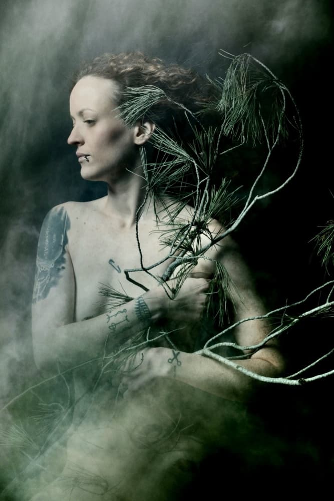 Ethereal Pine Woman by Olga Mest — canvas wall art