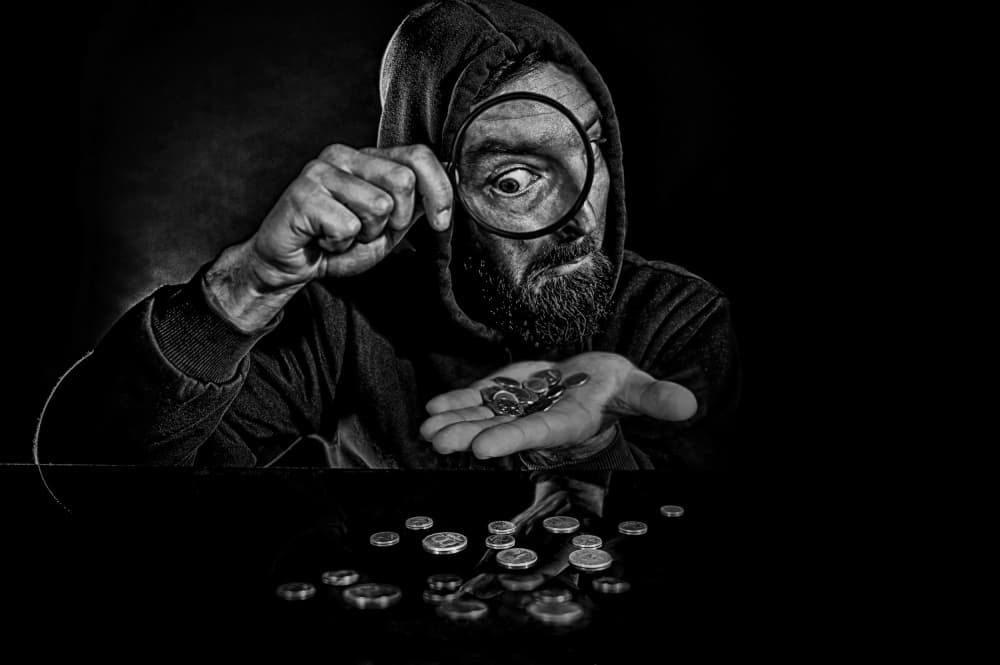 Intense Coin Examination by Adela  Lia Rusu — canvas wall art