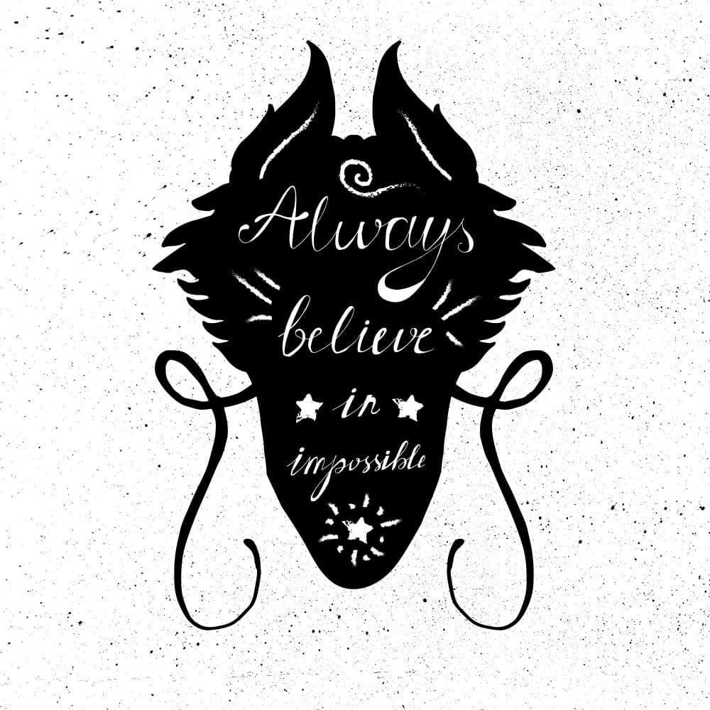 Always Believe Impossible by Marika Barsrsind — canvas wall art
