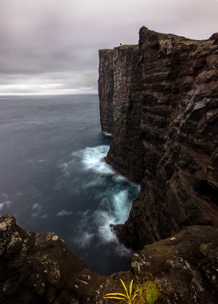 Dramatic Ocean Cliffs by Jie Jin — canvas wall art