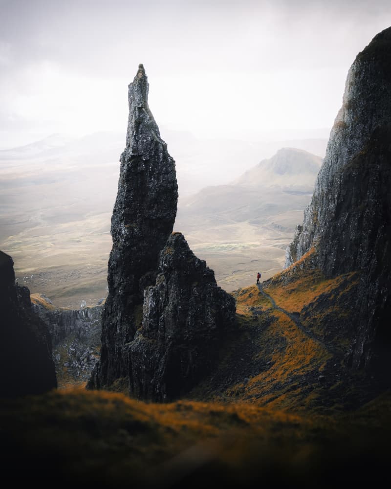 Misty Mountain Pinnacle by Witold Ziomek — canvas wall art