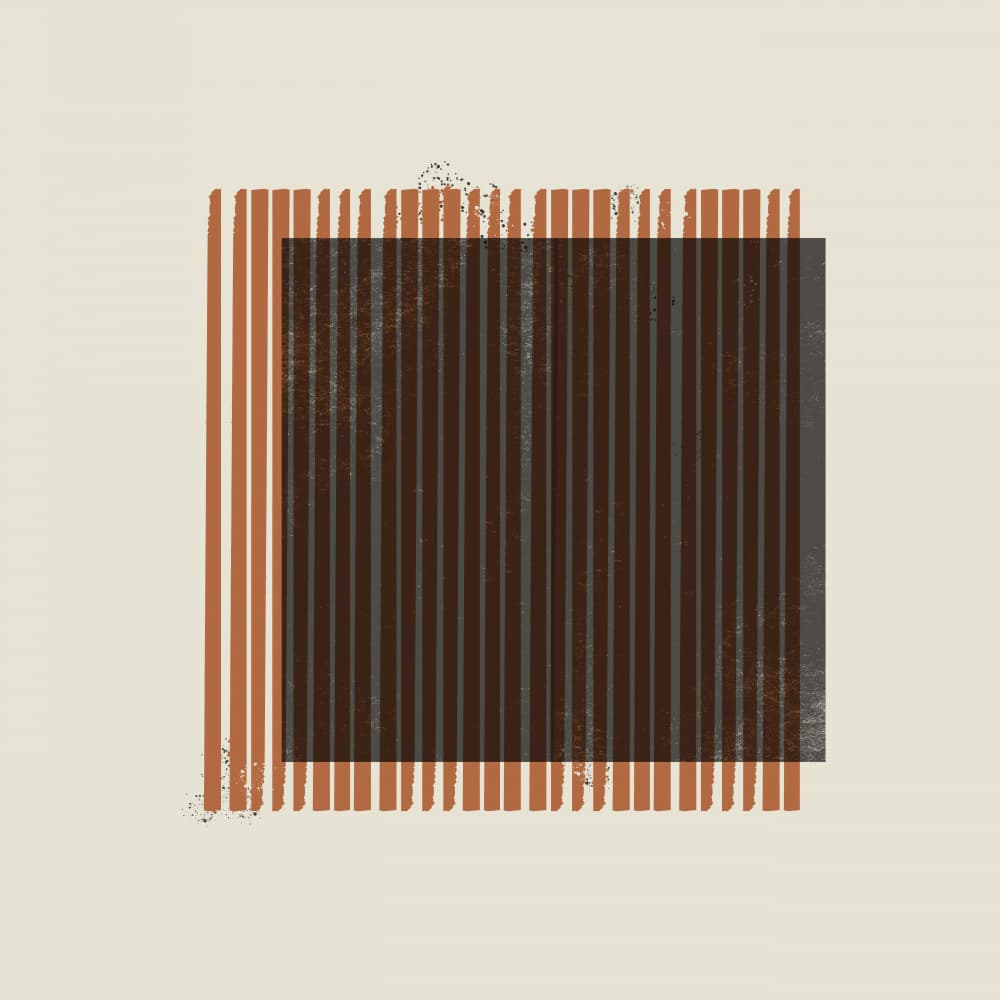 Striped Enigma by THE MIUUS STUDIO — canvas wall art