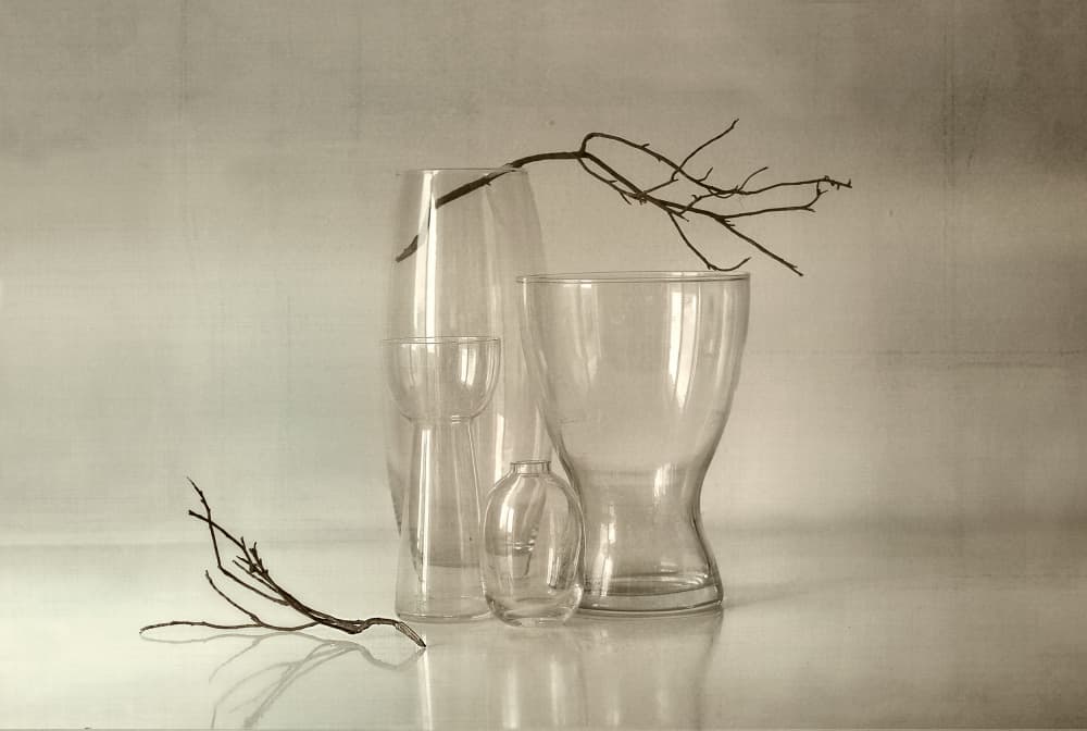 Serene Glass Still Life by Elena Arjona — canvas wall art