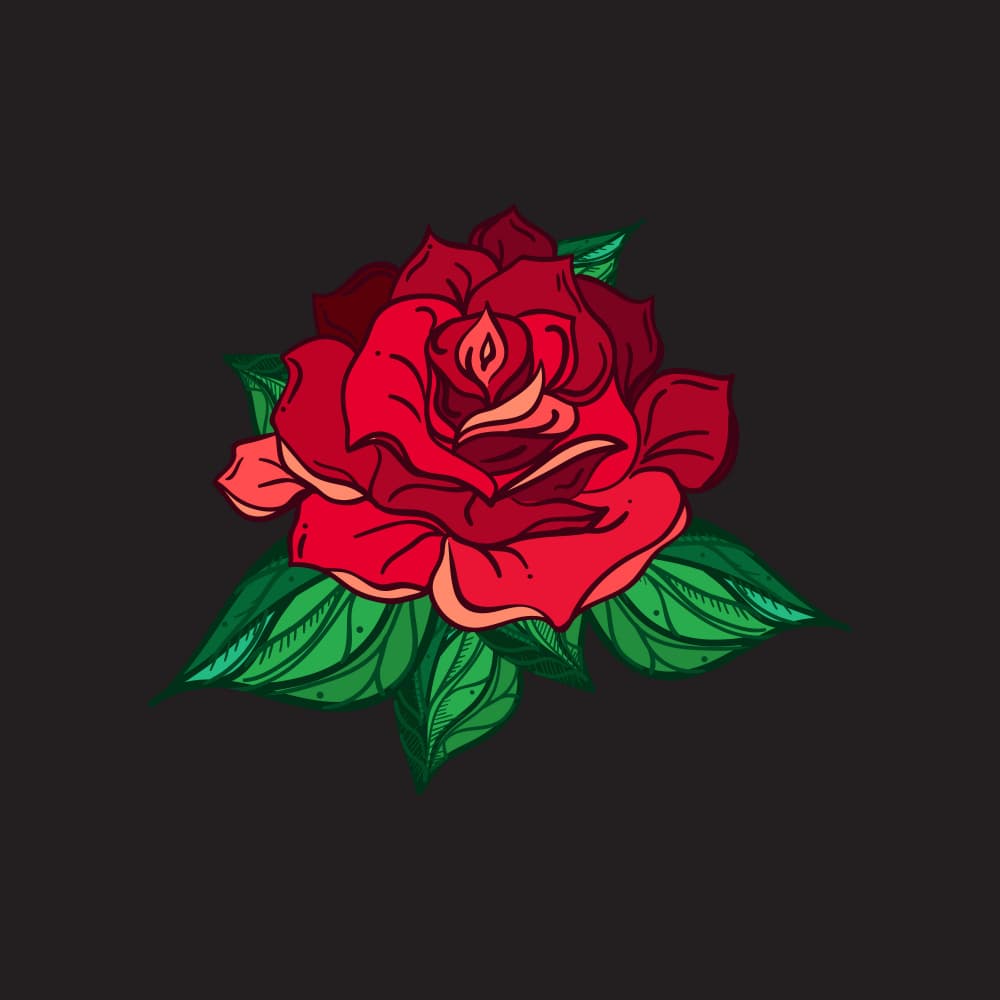 Classic Red Rose by Marika Barsrsind — canvas wall art