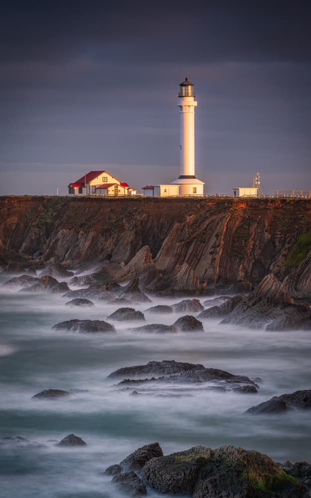 Coastal Lighthouse Dawn by Lian Tang — canvas wall art