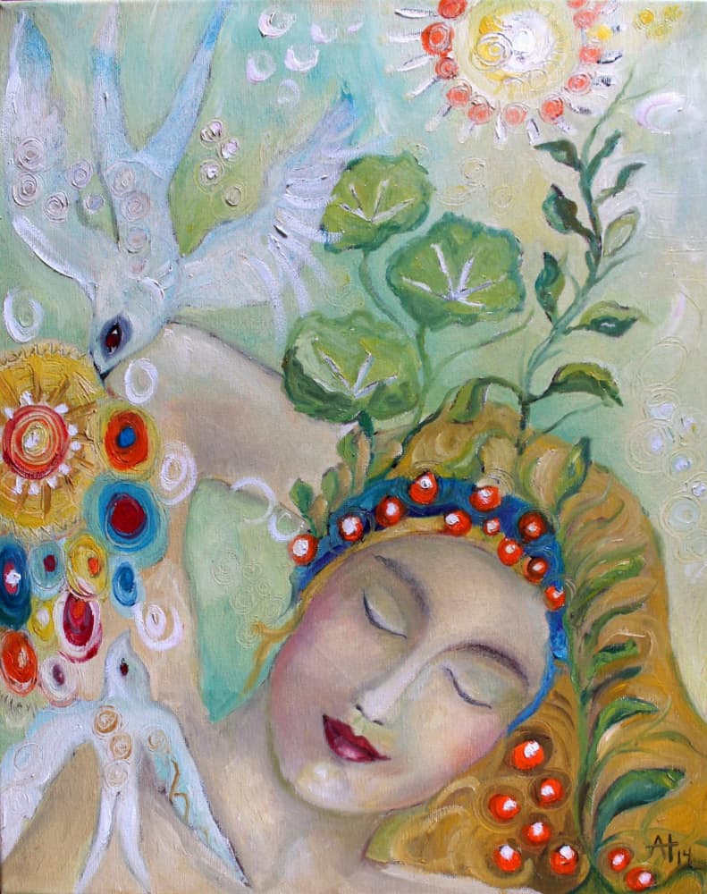 Serene Dreamscape by Alexandra Higgins — canvas wall art