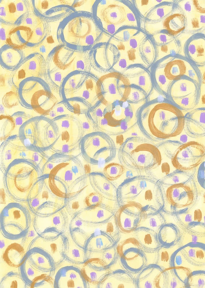 Gentle Abstract Circles by Isabelle Brent — canvas wall art