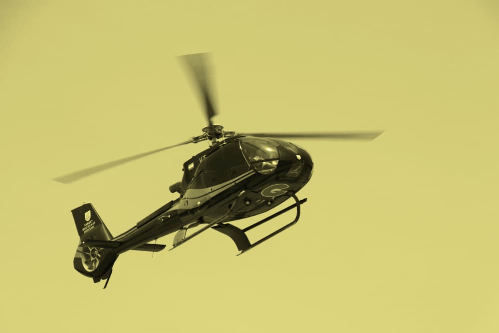 Dynamic Helicopter Flight by Santhosh ch — canvas wall art