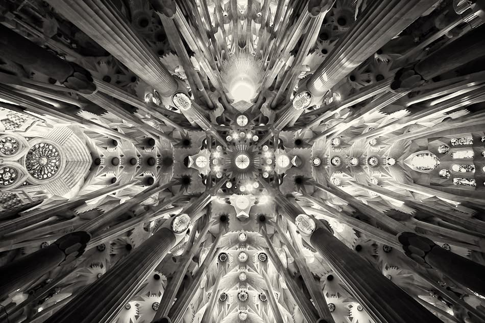 Soaring Cathedral Ceiling by Antonio Bonnin Sebastià — canvas wall art
