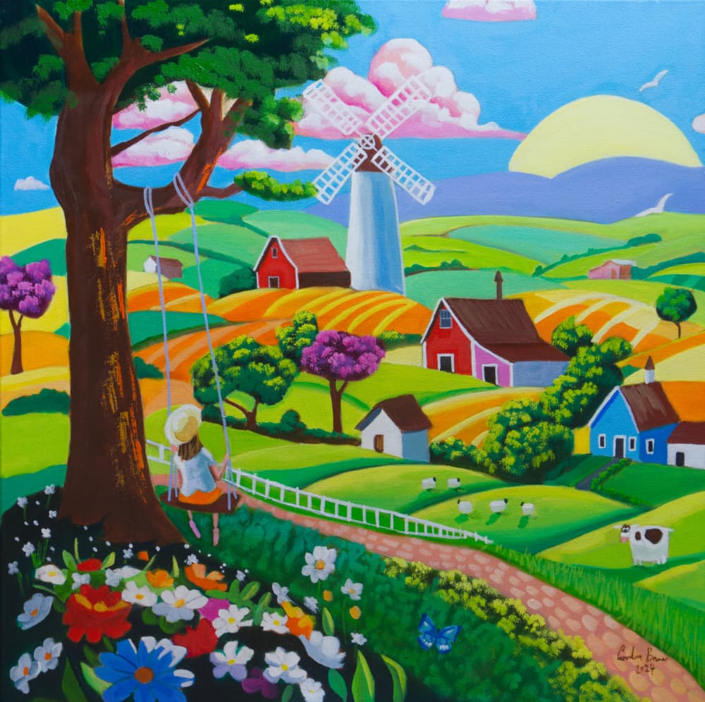 Whimsical Daydreams by Gordon Bruce — canvas wall art