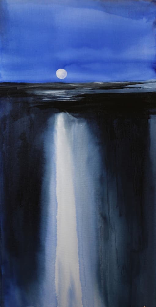 Ethereal Moonlight Stream by RodMacIver — canvas wall art