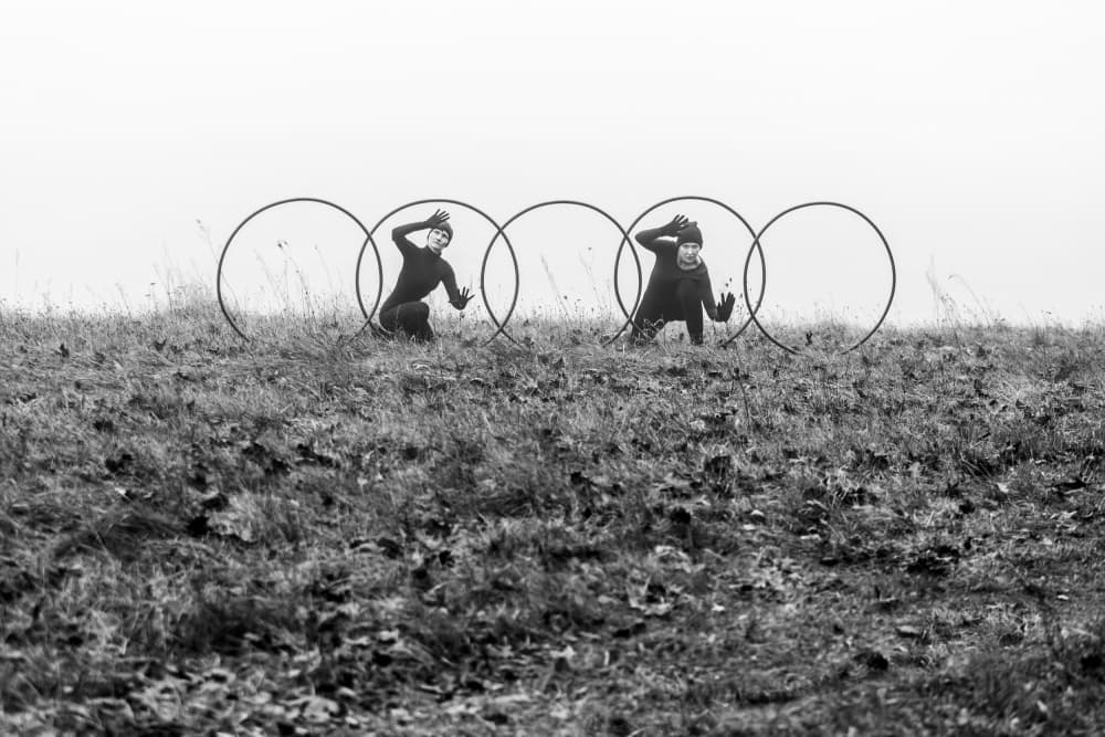 Running The Rings by Leszek Paradowski — canvas wall art